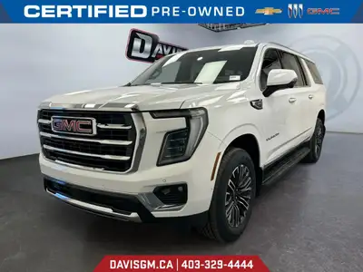 The 2025 GMC Yukon XL Elevation 4WD blends extended-length versatility with bold, monochromatic styl...