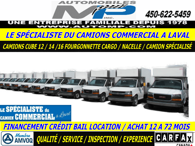 2024 Chevrolet Express 3500 CUBE 14 PIEDS + DECK 6.6 L / 39.000  in Cars & Trucks in Laval / North Shore - Image 37