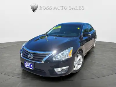 The 2014 Nissan Altima 2.5 SL in elegant black is a front-wheel-drive sedan that offers impressive h...