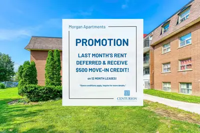 King St. & Fairway Rd N. | $500 Move-in credit | Kitchener!