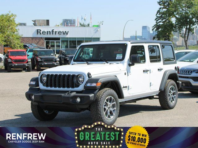 2025 Jeep Wrangler Sport S 4 Door 4x4, Remote Start in Cars & Trucks in Calgary