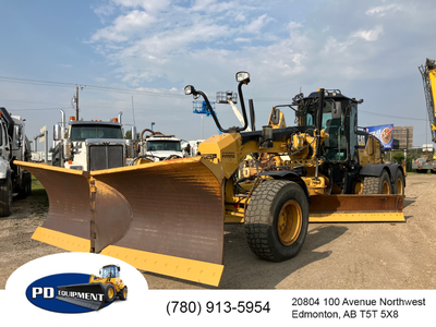 2013 Caterpillar 160M Grader Air conditioned cab, Accumulators, 16’ mold board, Rear back up camera,...