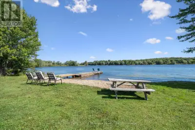 LAKE MANITOUWABING! SANDY BEACH! LEVEL 4.4 ACRES of PRIVACY! Easy access waterfront, Natural sand be...