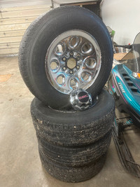 17 inch  GM Chrome Rims with tires Edmonton Edmonton Area Preview