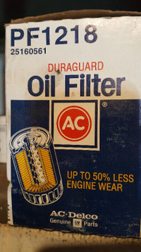 2 Oil filters $10 AC Delco PF1218