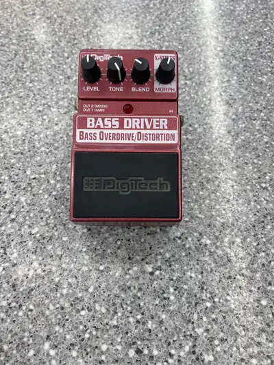 Digitech Bass Driver Bass Overdrive Distortion Pedal, View more