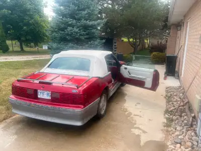 1991 Mustang GT Convertible – 5.0L V8, Low KM, Project Car – Loretto Description: Selling my 1991 Mu...
