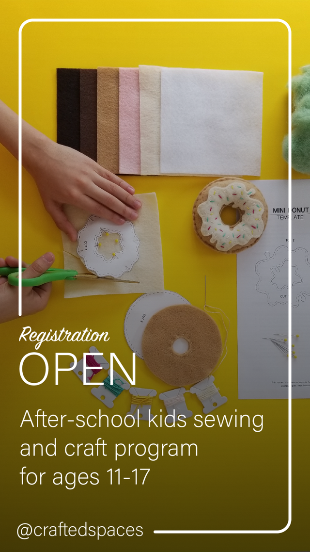 Kids After-School Sewing and Craft Program