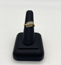 22 Karat Yellow Gold 4.6gms Cubic Indian Style Ring $405