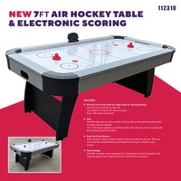 NEW LARGE 7 FT AIR HOCKEY TABLE & ELECTRONIC SCORING 112310 Regina Regina Area Preview
