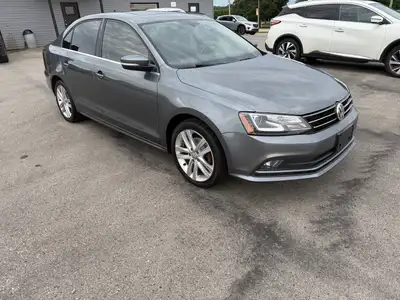 For Sale is a 2017 VW Jetta Highline TOP OF THE LINE!!! LOADED ALL OPTIONS This Jetta is a Front whe...