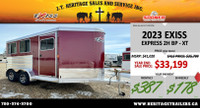 Bumper Pull Horse Trailers for Sale
