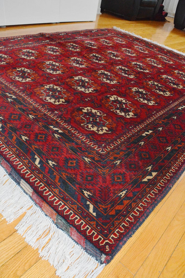 Handmade IKEA Persian Wool Vintage Rug Carpet | Free Shipping in Rugs, Carpets & Runners in City of Toronto - Image 4