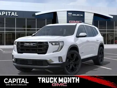 Welcome to Capital GMC! This 2026 GMC Acadia in Summit White is equipped with AWD and Gas 2.5L/ engi...