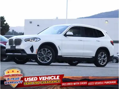 2024 BMW X3 xDRIVE30i - NO ACCIDENTS - BC VEHICLE - NAVIGATION - BACKUP CAMERA - HEATED FRONT SEATS...