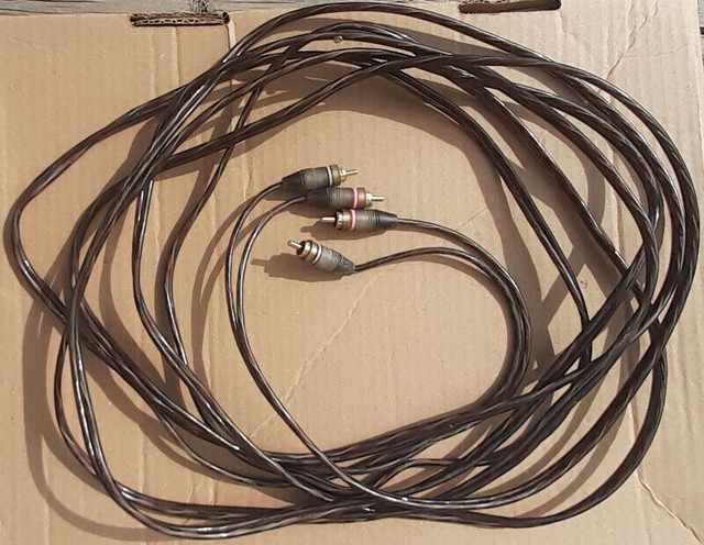 18 foot RCA audio cables dans Appareils électroniques  à Saskatoon