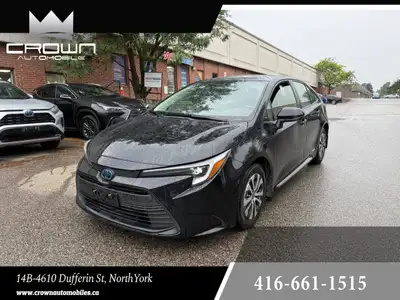 2023 TOYOTA COROLLA LE HYBRID AWD, ONE OWNER, NO ACCIDENT, BALANCE OF MANUFACTURE WARRANTY, REAR VIE...