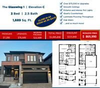 OVER $200,000 IN DISCOUNTS! Brand New Detached Home In Brantford