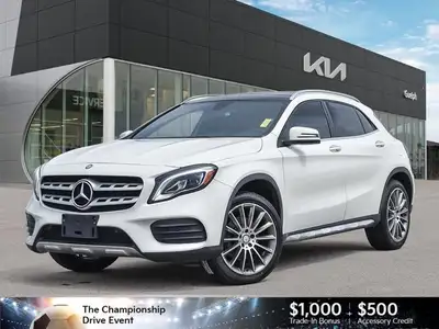 Engineered for exhilaration, this 2018 Mercedes-Benz GLA 250 Sport Utility, with 104,526 kilometers,...