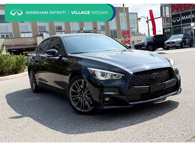2023 Infiniti Q50 Red Sport I-LINE ProACTIVE RARE FIND | BLACK O in Cars & Trucks in Markham / York Region