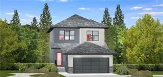 R15//West St Paul/The Oxford II Model Home 1599 Sq Ft Two Storey" Main Floor Bedroom with a full Bat...