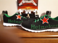 Heineken red star   promo shoe  men size 12 us / 43 eur