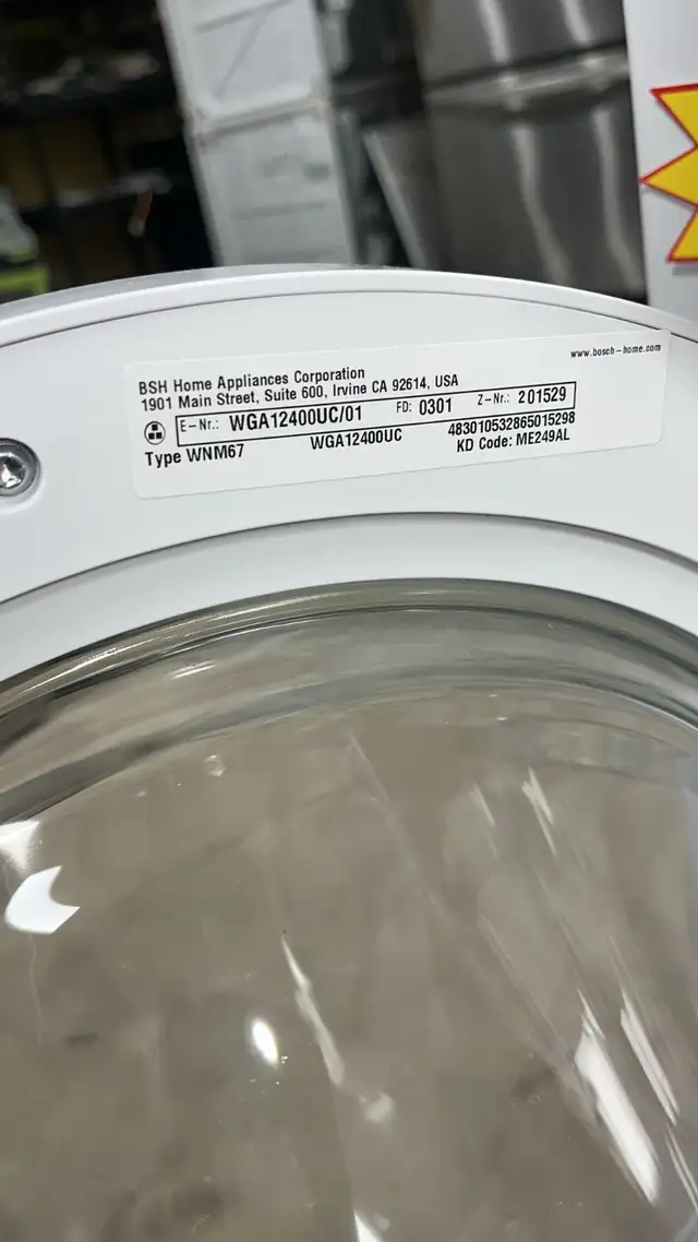 Bosch 24” Stackable Washer And Dryer Tested  30-Day Warranty in Washers & Dryers in Kitchener / Waterloo - Image 7