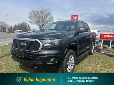 Ready for any challenge, the 2020 Ford Ranger Crew Cab Pickup in striking Shadow Black is engineered...