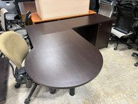 Groupe Lacasse L-shape desk/ Groupe lacasse u shape