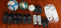 Soccer Shoes /Shin /Ankle Pads/Balls For Kids Adult