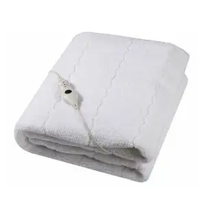 NEW HEATED MATTRESS PAD SHERPA MICROFIBER WHITE M10, View more
