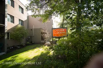 If quiet and cozy is what you are looking for in a home that features 1 BR and 2 BR units, Gateside...