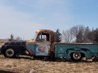 International truck cab rat rod project awesome patina