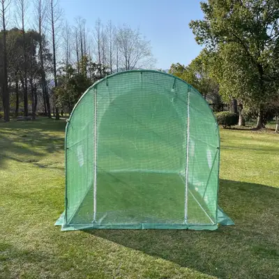 New Heavy-Duty Walk-In Tunnel Greenhouse with Dome Roof Multiple Sizes NEW WALK IN TUNNEL DOME GREEN...