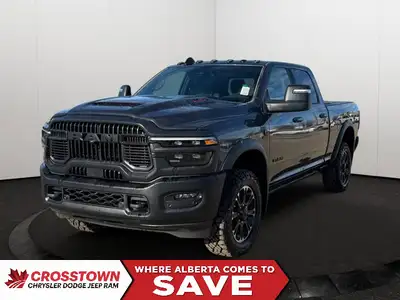 This 2026 RAM 2500 REBEL/POWERWAGON CREW CAB has the following options Leather Trimmed Bucket Seats,...