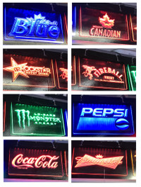 BEVERAGE/BEER/BOOZE - LED SIGNS (LOOK AT ALL PICS)