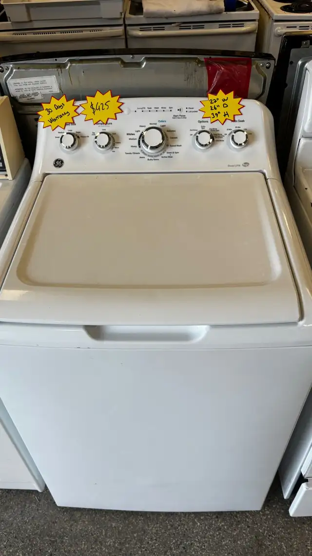 GE 27” Top Load Washer- Works Perfect30 Days WarrantyHi-Life in Washers & Dryers in Kitchener / Waterloo - Image 5