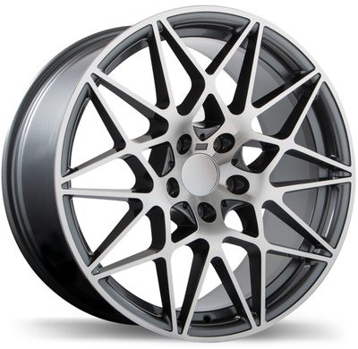 BMW wheel and tire package R208 Available Finishes: Gloss gunmetal with machined face Specs (19): Si...