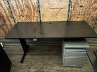 Straight Desk with Mobile Pedestal-Excellent Condition-Call us