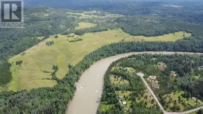 Majestic one of a kind 283 acres on Telkwa High Road with over 1 mile of world famous Bulkley River...