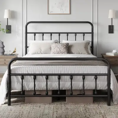 BRAND NEW - Yaheetech Classic Metal Platform Bed Frame Full/Doub, View more