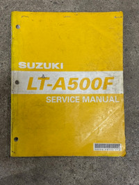 Sm121 Suzuki LT-A500F Service Manual 99500-44030-01E