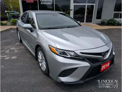 Heated Seats, Backup Cam, Clean CarFax, Bluetooth, Safety and Certified and More! 2018 Toyota Camry...