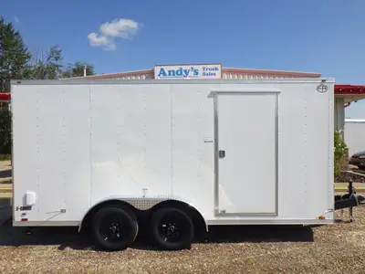 Welcome to Andy's Truck Sales. 2027 CARGO MATE E-SERIES 7 X 16 TRAILER #807862 ; NO ADMINISTRATION F...