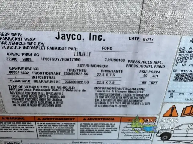 2018 Jayco Precept 35S Washer / Dryer Combo in RVs & Motorhomes in Moncton - Image 89