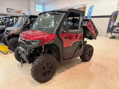 2025 CFMoto Uforce U10 Pro HighlandWith its fully enclosed cabin and air conditioning, this machine...