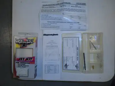 if you're changing exhaust systems, intake system or other engine mods , a jet kit may be required f...