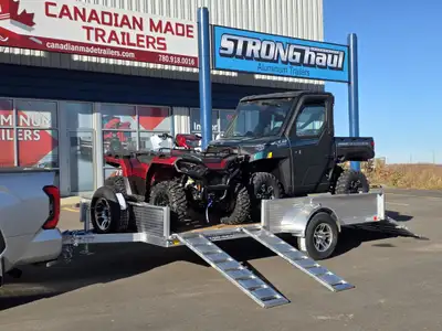 Welcome to Canadian Made Trailers! ALUMINUM UTILITY TRAILER. GREAT FOR ATV SIDE BY SIDE MOTORCYCLE O...