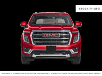 The 2026 GMC Yukon 4WD AT4 Ultimate in striking Onyx Black with Obsidian Rush interior and red accen... (image 1)