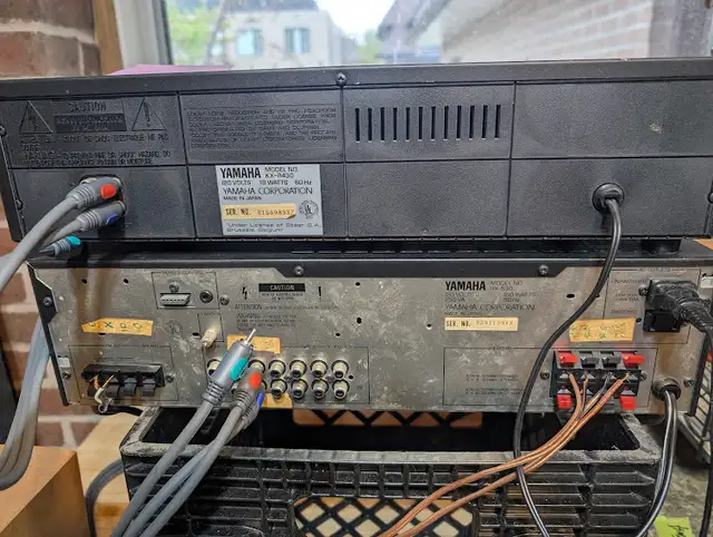 Yamaha natural sound stereo receiver/  cassette deck. in Stereo Systems & Home Theatre in Markham / York Region - Image 8